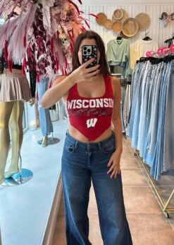 Iamkoko.la Reworked Wisconsin Badgers Tank ★ Red -Tops To Skirt Sales Store image 2c8278ff 8c9d 4c86 b00d fdbd11896ad8