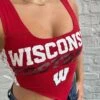 Iamkoko.la Reworked Wisconsin Badgers Tank ★ Red