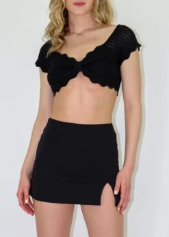 Slipping Into Darkness Skirt ★ Black