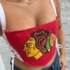 Iamkoko.la Reworked Chicago Blackhawks Corset ★ Red