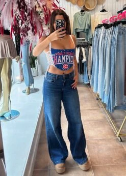 Iamkoko.la Reworked Cubs Corset ★ Blue 6 Iamkoko.la Reworked Cubs Corset ★ Blue -Tops To Skirt Sales Store image e13c622a 99c3 4911 98a7 73b0afe983c3